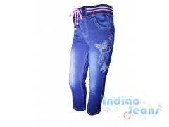 Утепленные джинсы-стрейч для девочек  , арт. F1010.