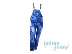 Джинсовый комбинезон с модной вываркой, арт. I33197. Джинсовый комбинезон с модной вываркой, арт. I33197.