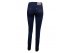 Темно-синие плотнооблегающие джинсы-стрейч модной варки, для девочек, арт. I33380.