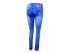 Голубые джинсы со стразами, для девочек, ремень в комплекте, арт. 617-А.