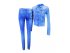 Облегченный джинсовый костюм для девочек, арт. I33608-8/I33608.