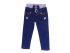 Утепленные джинсы на мягкой резинке, для девочек, арт. I33937.
