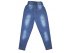 Модные джинсы-момы на резинке, для девочек, арт. I34661.