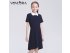 Стильное школьное  платье со сьемным воротничком, арт. К702870-1.