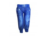 Мягкие утепленные джинсы на трикотажной резинке, арт. LB-022.