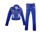 Ультрамодный джинсовый костюм, арт. ТК192-8/TK400.