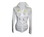 Белая блузка для девочек, арт. 496.