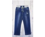 Зауженные джинсы на мягкой резинке,  для мальчиков, арт. М13361.