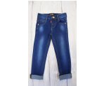 Стильные зауженные джинсы для девочек, арт. I33568.