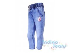 Стильные джинсы-момы для девочек, арт. I34706.