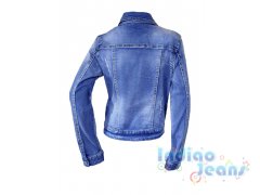 Стильная джинсовая куртка для девочек, арт. I33561-8.