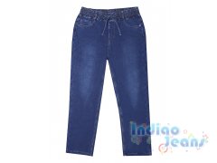 Утепленные джинсы на резинке, для мальчиков, арт. М18033L,