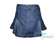 Практичная джинсовая юбка, арт. I6535.
