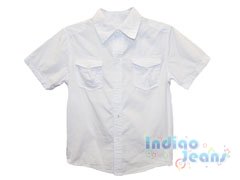 Классическая рубашка  с коротким рукавом для мальчиков, арт. 63252.