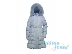 Стильное зимнее пуховое пальто с отделкой пайетками "Biko I Kana", арт. А915-1.