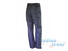 Практичные серые джинсы для мальчиков, ремень в комплекте, арт. AN349.