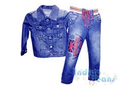 Стильный джинсовый костюм для мальчиков, арт. М7673-8.