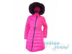 Яркое зимнее пальто для девочек, арт. 0213-17.