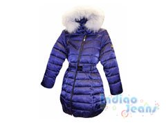Стильное зимнее пальто для девочек, арт. 0213-17.