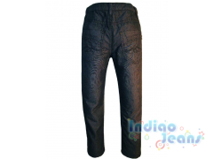 Серые утепленные джинсы для мальчиков, арт. AN6037.