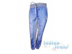 Стильные комбнированные джинсы для мальчиков, арт. Е121169.