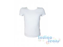 Белая футболка для девочек, арт. 598917.