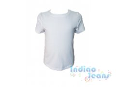 Белая футболка для мальчиков, арт. 600115.