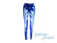 Рваные джинсы модной варки с потертостями , арт. I32183.