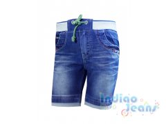 Стильные джинсовые бриджи для мальчиков,арт.830838.