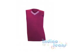 Бордовый жилет для мальчиков, арт. 800415.