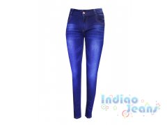 Ультрамодные джинсы-стрейч для девочек, арт. I32701.