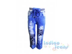 Ультрамодные джинсы с надписями , для мальчиков, арт. М12772.