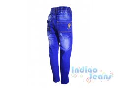 Джинсы-стреч на резинке, для мальчиков, арт. AN50180.