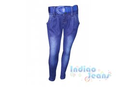 Стильные джинсы-галифе для девочек, арт. I6333.