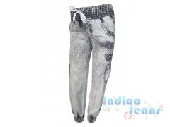 Ультрамодные облегченные джинсы для девочек, арт. I6742.
