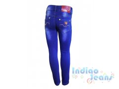 Мягкие джинсы-стрейч для девочек, арт. I33020.
