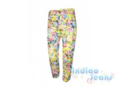 Яркие брюки с цветочным принтом, арт. E13290.
