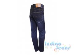 Стильные зауженные джинсы-стрейч  для мальчиков, арт. М10775.