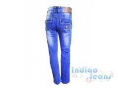 Джинсы-стрейч модной варки для мальчиков, арт. М12774.