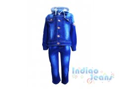 Джинсовый костюм , с капюшоном, для мальчиков, арт. М12871-8/М12871. Джинсовый костюм , с капюшоном, для мальчиков, арт. М12871-8/М12871.