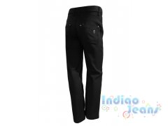 Черные брюки из немнущейся ткани, для мальчиков, арт. М12931.