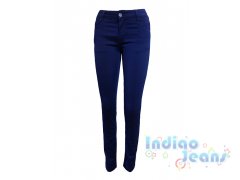 Темно-синие джинсы-стрейч для девочек, арт. I32693.
