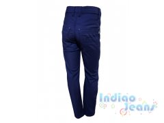 Синие брюки из немнущейся ткани, для мальчиков, арт. AN5328.