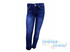 Утепленные джинсы-стрейч для девочек, арт. AA981.