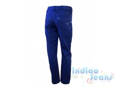 Синие утепленные брюки для мальчиков, арт. М13228.