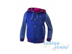 Стильная комбинированная куртка для мальчиков, арт. 870375-1.