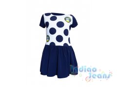 Интересное платье из хлопка с коротким рукавом, арт. 200953.