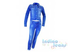 Модный джинсовый костюм для девочек, арт. I33662-8/I33662.