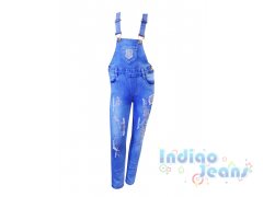 Стильный рваный комбинезон для девочек, арт. I33737.