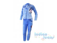 Интересный джинсовый костюм для девочек, арт.  I33753-8/I33753.